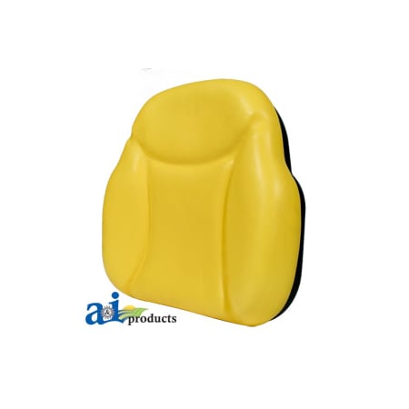 A & I Products Back Cushion, Big Boy Replacement; YLW 16" x30" x6" A-BB109YL